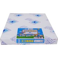 エコ画用紙8ツ切薄口 85-8 200枚 エコガヨウシ8ツギリウスクチ85-8 北越コーポレーション（直送品）