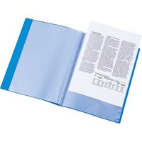 リヒトラブ クリヤーブック 青 10冊 N-7110-8-10 1セット（直送品）