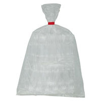 サンナップ 袋入りミニフォーク90mmクリア 100本入 MF100P-CL（直送品）