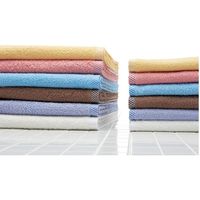 オーミケンシ ボーダー入バスタオル パウダーピンク 10400208（直送品）