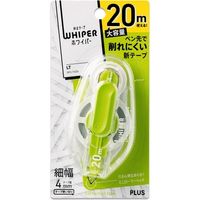プラス 修正テープ ホワイパーLT 4mm GR WH-1404 1個