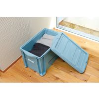 リッチェル ラッチコンテナ 66WB ブルー 4973655170182 4個（直送品）