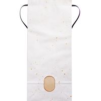 【袋・包装資材（米袋）】マルタカ KH-0910 紐付雲龍和紙 無地 窓付 5kg 1梱包（100枚入）（直送品）