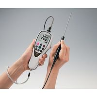 アズワン 防水デジタル温度計 HACCPアラート機能付 JCSS校正証明書付 WT-200 1台 2-3799-02-24（直送品）