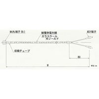 日本電測 丸端子付表面形熱電対 TN8-4M 1個 62-9866-43（直送品）