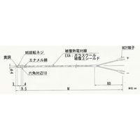 日本電測 回転ネジ付熱電対 TN4-M6-2M 1個 62-9866-25（直送品）