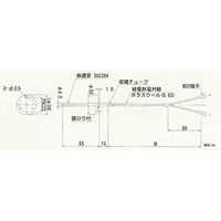 日本電測 フランジ付熱電対 TN7-3M 1個 62-9866-38（直送品）