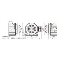 ファーステック ワイヤーカット用割り出し機 3Rタイプ FT-EPF-3R24 1台 63-1406-29（直送品）
