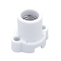 朝日電器 丸型レセップ E17 ホワイト SB-1713H(W) 1個 62-8564-47（直送品）