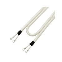 朝日電器 丸打コード2m ホワイト RF-2H(W) 1個 62-8564-10（直送品）