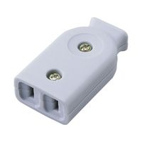 朝日電器 平型ボディ グレー A-23H(GY) 1個 62-8564-06（直送品）