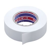 朝日電器 ビニールテープ10m ホワイト PS-01NH(W) 1個(1巻) 62-8578-29（直送品）