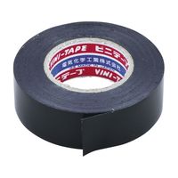 朝日電器 ビニールテープ10m ブラック PS-01NH(BK) 1個(1巻) 62-8578-30（直送品）