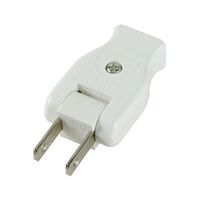 朝日電器 ムービープラグ ホワイト A-24H(W) 1個 62-8563-74（直送品）