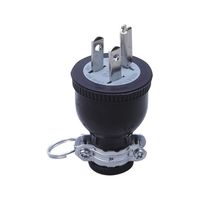 朝日電器 ゴムプラグ接地2P15A A-161H 1個 62-8568-54（直送品）