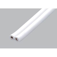 朝日電器 1.25コード2m ホワイト VFF-2LH(W) 1個 62-8579-11（直送品）