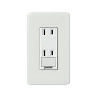 朝日電器 エレガント E付ダブルコンセント B-2098H 1個 62-8569-23（直送品）