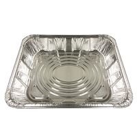 林源商店 アルミトレー セントラルキッチン（1/2サイズ） 100個入 6112Y 1ケース（100個） 63-1274-37（直送品）