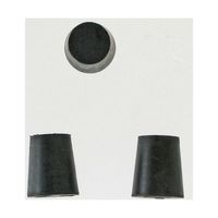 和気産業 ゴム栓 上径18mm×下径14mm×高さ21mm 3個入 NO.2 P 1袋(3個) 63-1530-58（直送品）