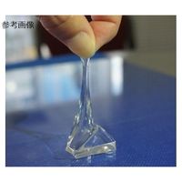 プロセブン プロセブン耐震マット クリア 100×100mm 1枚入 P-N1001C 1袋(1枚) 63-1828-59（直送品）