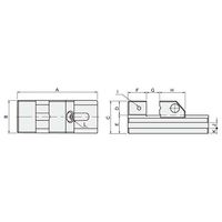 ファーステック ステンレス製精密バイス FT-VW100SUS 1台 63-1404-98（直送品）