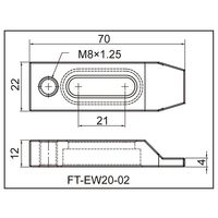 ファーステック ワイヤーカットクランプ FT-EW20-02 1台 63-1405-83（直送品）