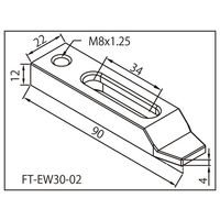 ファーステック ワイヤーカットクランプ FT-EW30-02 1台 63-1405-85（直送品）
