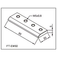 ファーステック ワイヤーカットクランプ FT-EW50 1台 63-1405-87（直送品）