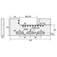 ファーステック ステンレス製ワイヤーカットバイス FT-WPV150 1台 63-1406-08（直送品）