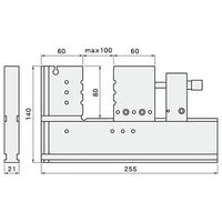 ファーステック ステンレス製ワイヤーカットバイス FT-WFV100 1台 63-1406-09（直送品）