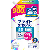 ブライトSTRONG 漂白＆抗菌ジェル 詰め替え 900mL 1セット（6個） 衣料用漂白剤 ライオン