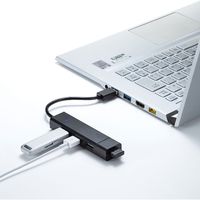 USBハブ　USB3.2Gen1　USB3.2Gen1×1、USB2.0×3　USBポート　USB-3H421BK　サンワサプライ　1個