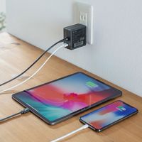 サンワサプライ USB Power Delivery対応AC充電器(PD60W・TypeCケーブル一体型) ACA-PD65BK 1個