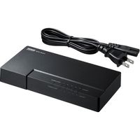 サンワサプライ ギガビット対応 スイッチングハブ(5ポート・マグネット付き) LAN-GIGAP502BK 1個