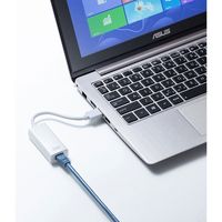 サンワサプライ USB3.1-LAN変換アダプタ（ホワイト） USB-CVLAN1W 1個（直送品）