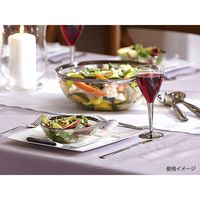 Sabert クリアワイングラス シルバーステム 10297853 1包：60枚（6×10）（直送品）