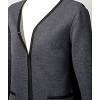 フォーク nuovo ニットジャケット グレー 7号 FN1609-5（直送品）