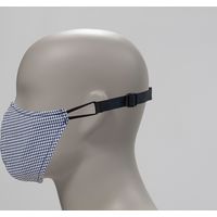 セブンユニフォーム マスク(バックルタイプ) ギンガムチェック フリー ZY9790-4 1セット(5点)（直送品）