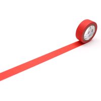 カモ井加工紙 mt マスキングテープ 8P(8巻セット) マットレッド[幅15mm×7m] MT08P510 1個