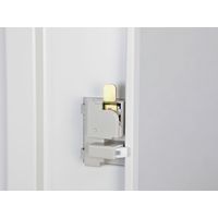 【車上渡し】アール・エフ・ヤマカワ スタンダードロッカー 4人用 シリンダー錠 幅900×奥行515×高さ1790mm マットブラック 1台（直送品）