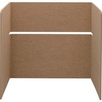 【車上渡し】アール・エフ・ヤマカワ パーソナルブース オプションフェルトパネル 幅799×奥行589×高さ780mm ベージュ 1台（直送品）