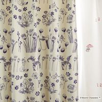スミノエ MOOMIN セミオーダー カーテン ハイドアンドシーク 2100×1750mm アイボリー 1セット(2枚入)（直送品）