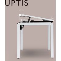 【組立設置込】コクヨ アプティス デスク 両面トレータイプ 幅1425×奥行1400×高さ720mm ブラウンウォールナット×ブラック 1台（直送品）