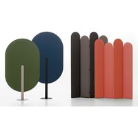 【組立設置込】コクヨ リーフィー パーテーション 単体 900×1600mm ミディアムグレージュ×デニムブルー×ナイトブルー 1台（直送品）