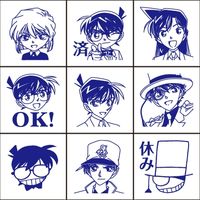 ビバリー チェックスタンプ 名探偵コナン CK9-040 1個（直送品）