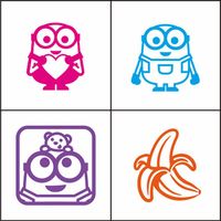 ビバリー ミニミニスタンプ ミニオンズ ボブ MI4-011 1個（直送品）