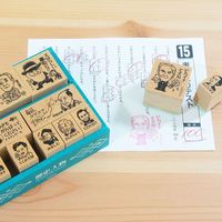 ビバリー 木製ごほうびスタンプ 歴史人物 SDH-122 1個