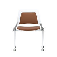 【軒先渡し】アスプルンド Work Plus Corito chair コリトチェア キャスター付き テラコッタ 283272 1セット(2脚入)（直送品）
