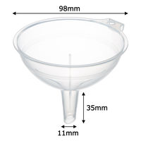 【アスクル限定販売】「現場のチカラ」PPロート（漏斗・じょうご） 9cm 1セット（3個） グリーンパル  オリジナル