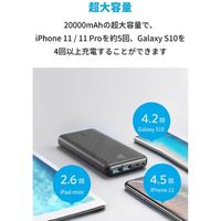 Anker PowerCore Essential 20000 モバイルバッテリー 20000mAh ブラック A1268011